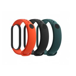 Bracelete Sport para Xiaomi Mi Band 5 / 6 / 7 Preta