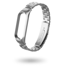 Bracelete Metálica para Xiaomi Mi Band 5 / 6 Cinzento