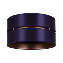 Duolla - Iluminação de teto DUO 1xE27/15W/230V diâmetro 40 cm azul/dourado
