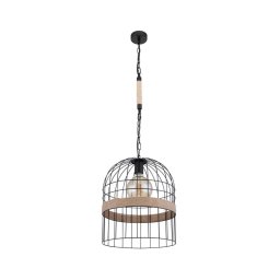 Globo 15677H1 - Candelabro suspenso HALIA 1xE27/60W/230V