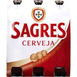 Cerveja Sagres - Pack 6x33cl