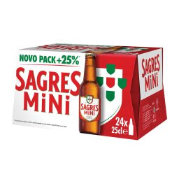 Cerveja Sagres - 24 x 25cl