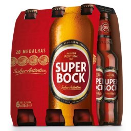 Cerveja Super Bock - Pack 6x33cl