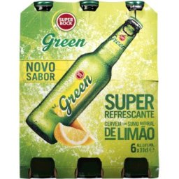 Cerveja Super Bock Green - Pack 6 x 33cl