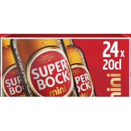 Cerveja Mini Super Bock - 24 x 20 cl