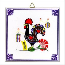 Azulejo Galo de Barcelos - Para Pendurar / For Hang