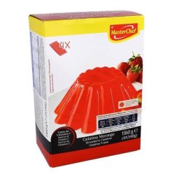 Gelatina MasterChief Morango Profissional - 1360g (80 doses)