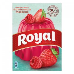 Gelatina Royal Framboesa e Morango - 114g
