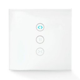 Interruptor Inteligente p/Estores/Cortinas Nedis SmartLife Smart Wi-Fi - Branco