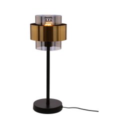Candeeiro de mesa SPIEGA 1xE27/60W/230V dourada/preto