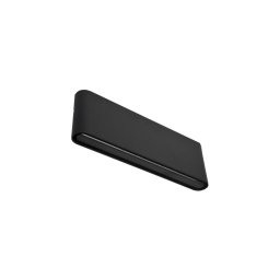Iluminação de parede exterior LED FLOW LED/9W/230V IP54 4000K preto
