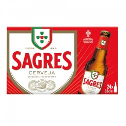 Cerveja "Sagres" - Pack 24 x 33cl