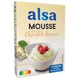Mousse de Chocolate Branco "Alsa" - 150gr