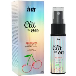 Spray Estimulante para Clitóris Clit On Me Frutos Vermelhos Intt