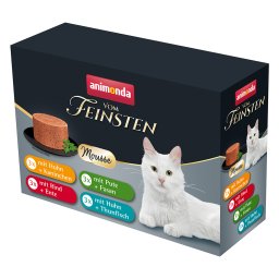 12x85g pack misto Adult animonda Vom Feinsten comida húmida para gatos