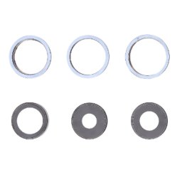 Lente de camera traseira com aro para Iphone 13 Pro / 13 pro Max preto