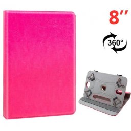 Capa para Tablet 8" Flip Book Universal Rosa
