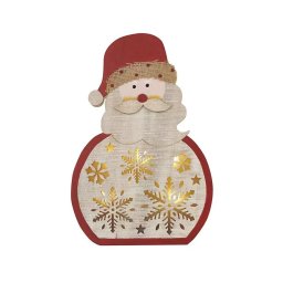 Decoração de Natal LED LED/2xAAA Santa