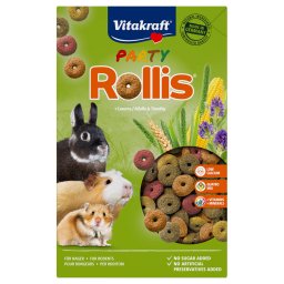 500g Party Rollis Vitakraft snack pequenos mamíferos