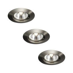 Massive 59393/17/10 - Conjunto 3x luz de teto ALPHA 1xGU10/50W para banheiro
