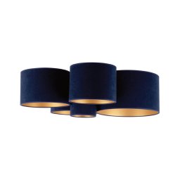 Duolla - Iluminação de teto ROLLER PENTO 5xE27/60W/230V azul