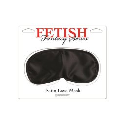 Fetiche Fantasy Satin Love Mask Branco.