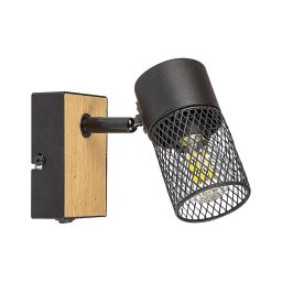 Rabalux 71151 - Foco de parede METTA 1xE14/40W/230V carvalho