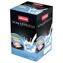 6x100g frango e leite Adult Milkies animonda Vom Feinsten gatos