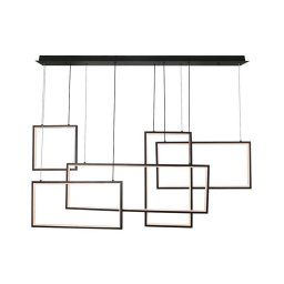 Candelabro suspenso LED com regulação LED/45W/230V 3000K preto