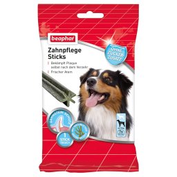 3x7uds. Sticks dentários Beaphar tam.M snacks para cães
