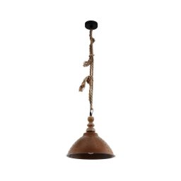 Eglo 33026 - Candelabro num fio RIDDLECOMBE 1xE27/60W/230V castanho pátina