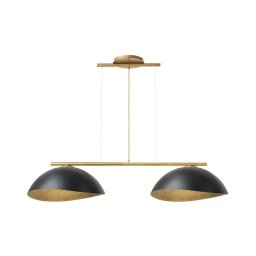 Candeeiro de teto SOLAR 2xE27/60W/230V dourado em cabo