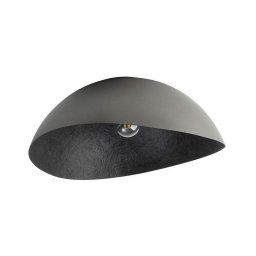 Plafon SOLARIS 1xE27/60W/230V prata/preto