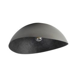 Plafon SOLARIS 1xE27/60W/230V prata/preto