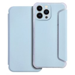 Capa Iphone 13 Pro Max Flip Book PIANO Azul Claro