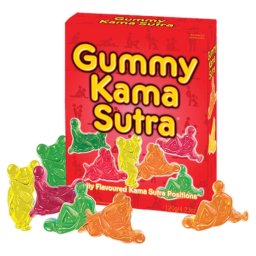 Goma de Kama Sutra Sabor a Fruta, caixa de 120gr