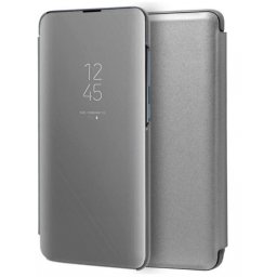 Capa Samsung Galaxy A71 (Samsung A715) Flip Book Clear View Prateado Compativel
