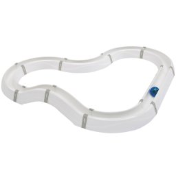 Circuito flashlight para gatos Branco/cinza