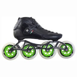 Luigino Strut Racing Skates - 4x100mm Black