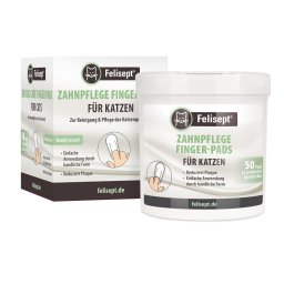 Felisept Finger Pads limpeza dentária para gatos 50uds.