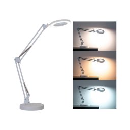 Brilagi - Candeeiro de mesa LED com regulação e lupa LED/12W/5V 3000/4200/6000K branco