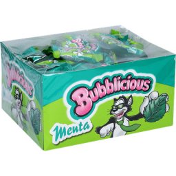 Pastilhas Elásticas Bubblicious Menta x 100 - Box