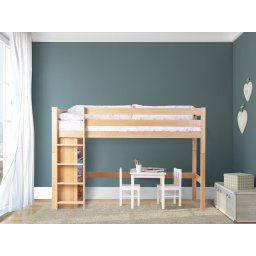 CAMA ALTA COM ESTANTE NIOBE