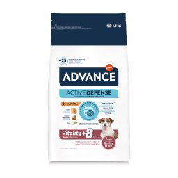 3x1,5kg frango Mini Senior Advance ração gatos
