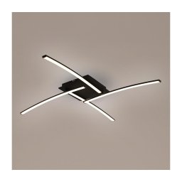 Brilagi - Candeeiro de teto LED STRIPES LED/32W/230V preto
