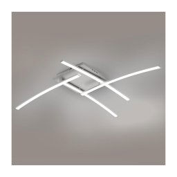 Brilagi - Luminária de Teto LED STRIPES 32W/230V, prateada