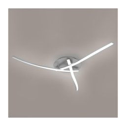 Brilagi - Luminária de teto LED STRIPES LED/24W/230V prateada