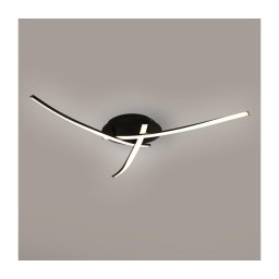 Brilagi - Luminária de teto LED STRIPES LED/24W/230V preta