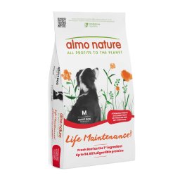 2x12kg Almo Nature Holistic Adult Medium vaca e arroz ração