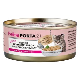 6x156g Feline Porta 21 comida para gatos Kitten frango
